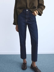 Mango Blue Mom2000 High-Rise Jeans - Image 3 of 6