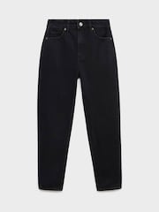 Mango Black Mom2000 High-Rise Jeans - Image 6 of 6