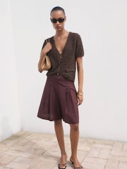 Mango Brown Camila Jacket - Image 1 of 7