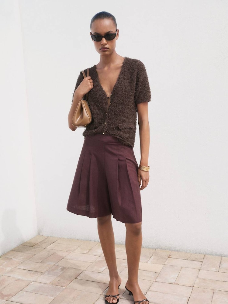 Mango Brown Camila Jacket - Image 1 of 7