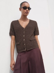 Mango Brown Camila Jacket - Image 2 of 7