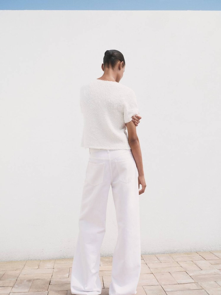 Mango White Camila Jacket - Image 2 of 7