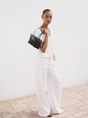 Mango White Camila Jacket - Image 3 of 7