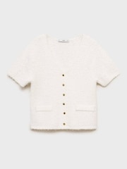 Mango White Camila Jacket - Image 6 of 7