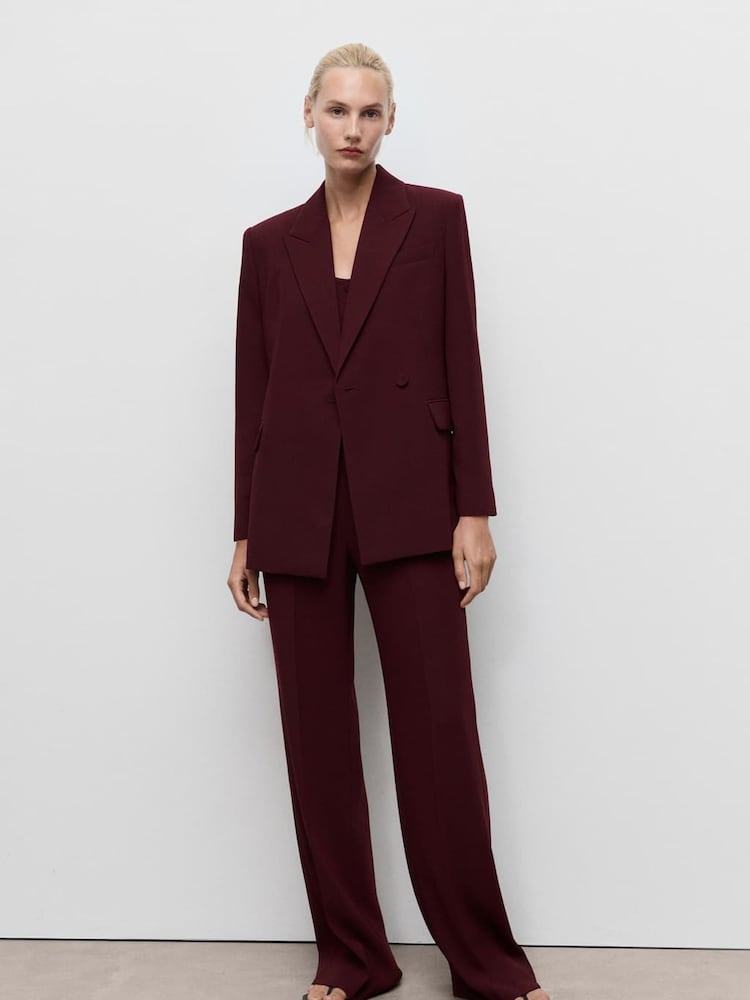 Mango Red Iguana Blazer - Image 1 of 7 Mango Red Iguana Blazer - Image 1 of 7