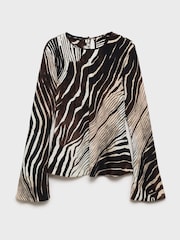 Mango Black Alegra Blouse - Image 1 of 2