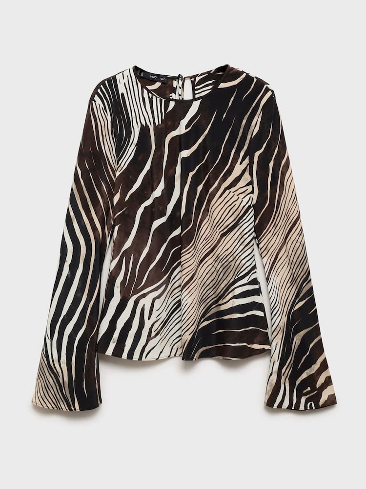 Mango Black Alegra Blouse - Image 1 of 2