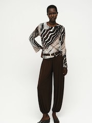Mango Black Alegra Blouse - Image 3 of 6