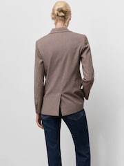 Mango Purple Charlott Blazer - Image 2 of 6