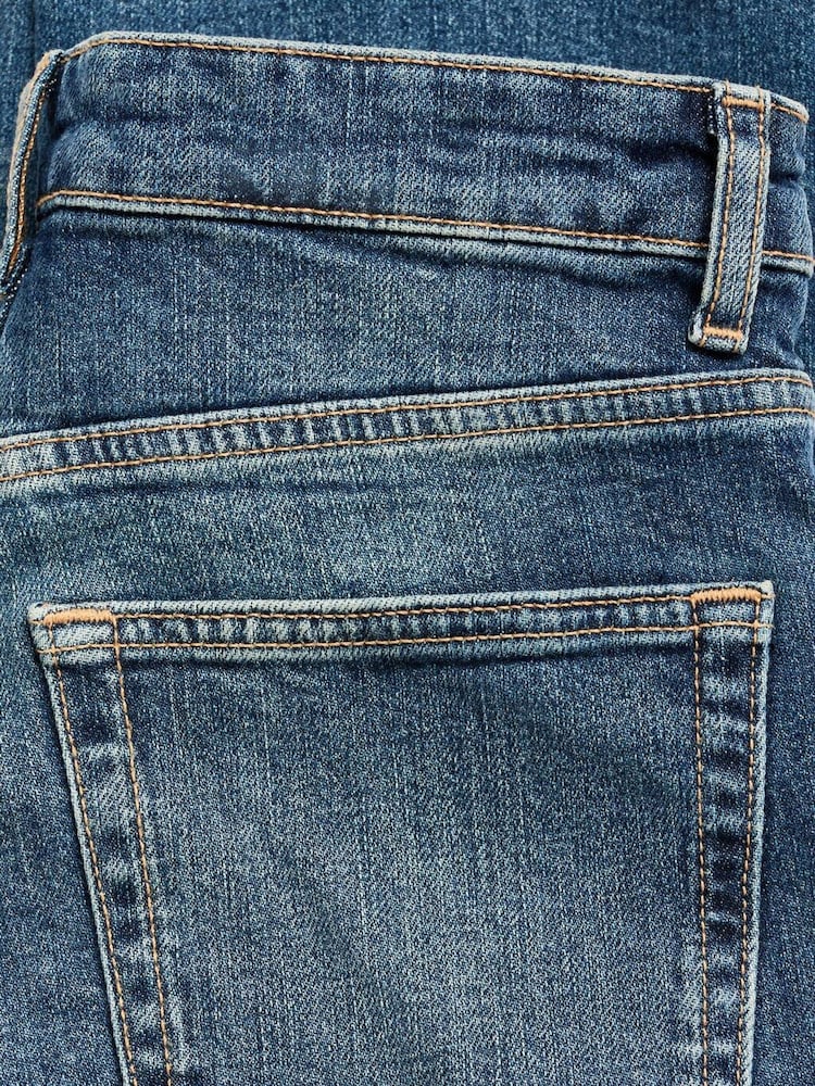 Mango Blue Claudia Slim-Fit Cropped Jeans - Image 5 of 5