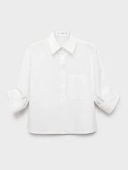 Mango White Fab Shirt - Image 5 of 6