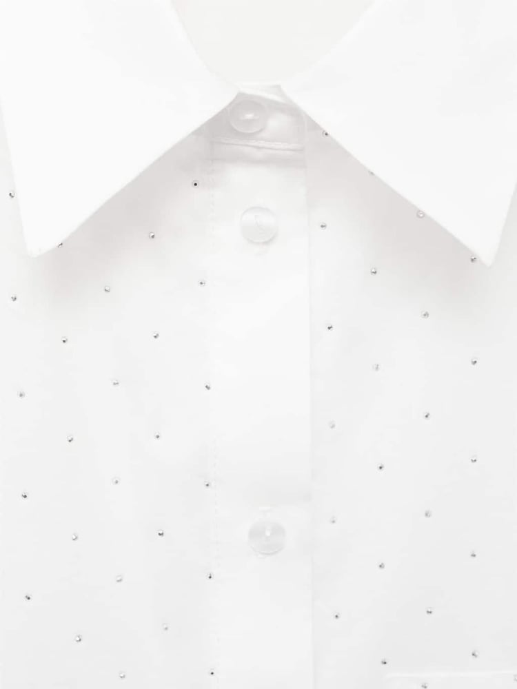 Mango White Fab Shirt - Image 6 of 6 Mango White Fab Shirt - Image 6 of 6