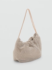 Mango Gold Rhinestone Shoulder Bag - Image 2 of 3