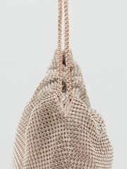 Mango Gold Rhinestone Shoulder Bag - Image 3 of 3