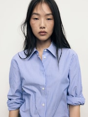 Mango Blue Regular Shirt - Image 3 of 5