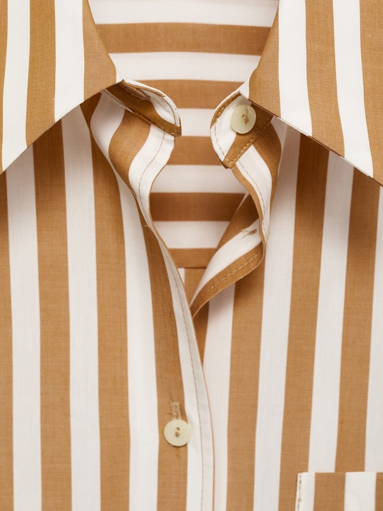 Mango White Jaguar Shirt - Image 6 of 6