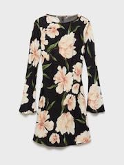 Mango Black Satin Dress - Image 5 of 6