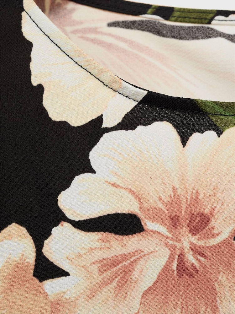 Mango Black Satin Dress - Image 6 of 6