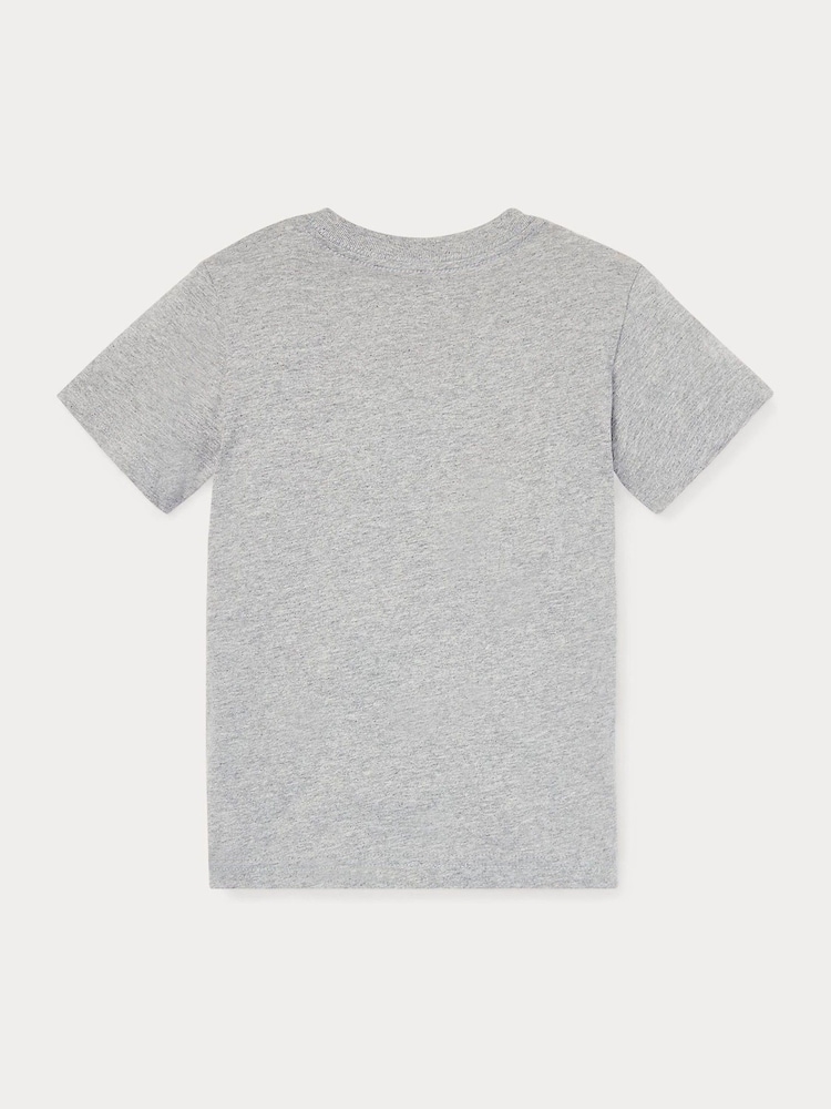 Gris - Polo Ralph Lauren Jersey Short Sleeve T-Shirt - Imagen 4 de 4