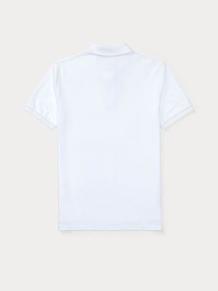 Polo Ralph Lauren White Boys Cotton Pique Polo Shirt - Image 7 of 7