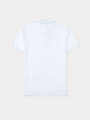 Polo Ralph Lauren White Cotton Pique Polo Shirt - Image 8 of 8