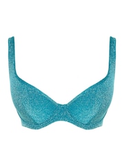 Panache Blue Billie Triangle Bikini Top - Image 4 of 4