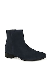 Gabor Blue Buzz Suede Ankle Boots - Image 2 of 5