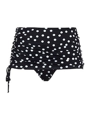 Panache Black Skirt Bikini Bottoms Classic Brief - Image 4 of 4