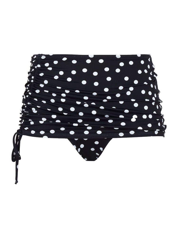 Panache Black Skirt Bikini Bottoms Classic Brief - Image 4 of 4