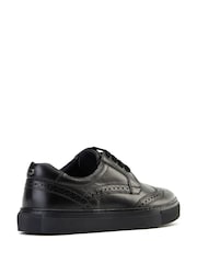 Preto - Base London Clapton Brogue Trainer - Imagem 6 de 7