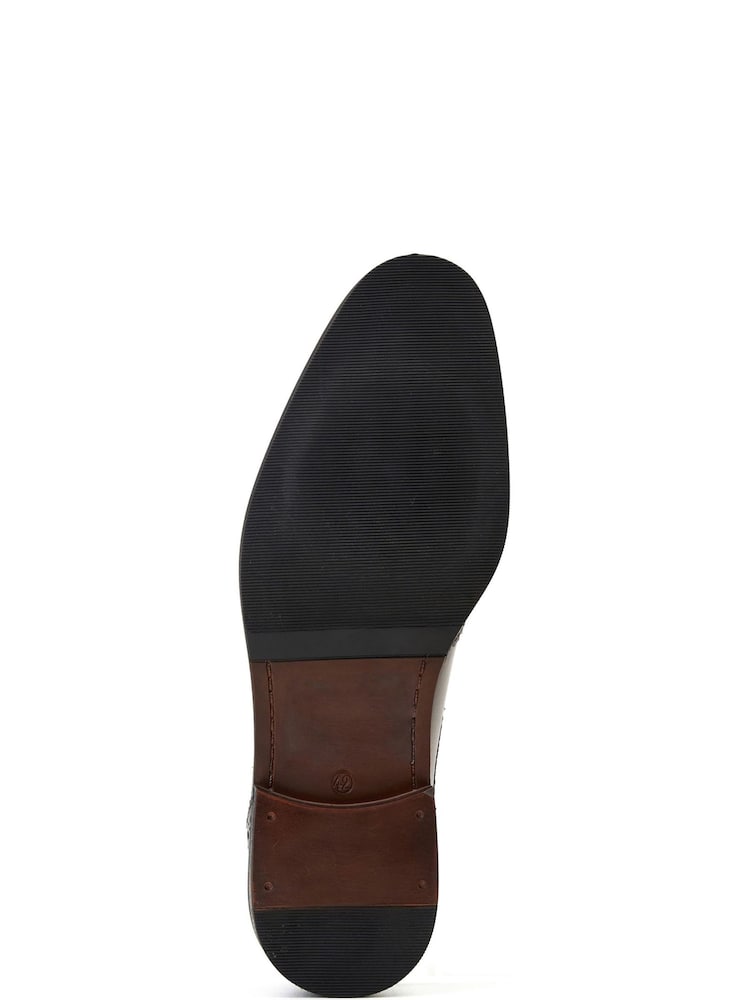 Base London Black Lapel Toe Cap Shoe - Image 4 of 4