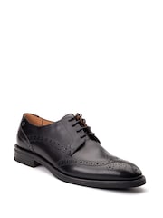 Base London Black Pocket Brogue Shoe - Image 2 of 4