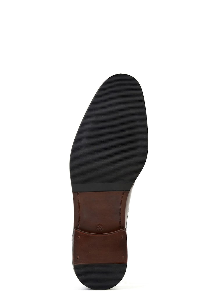 Base London Brown Lapel Toe Cap Shoe - Image 4 of 4
