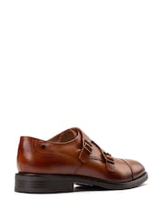 Base London Tan Brown Taper Monk Shoe - Image 3 of 4