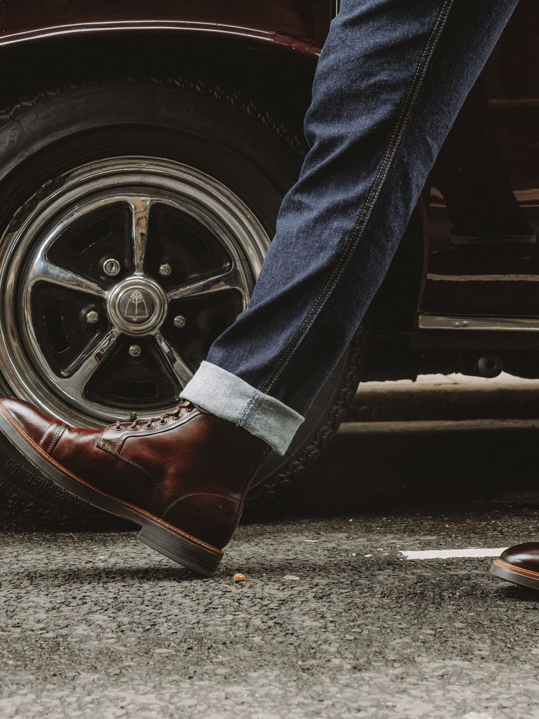 Buy Base London Brown Plymouth Toe Cap Leather Boots from Next USA