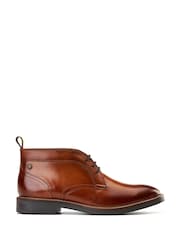 Base London Burnt Tan Brown Lincoln Chukka Boot - Image 2 of 4