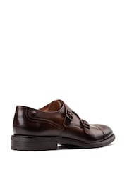 Base London Brown Taper Monk Shoe - Image 3 of 4