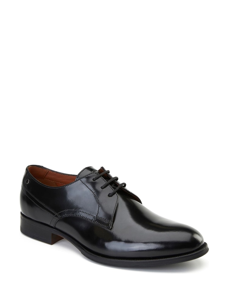 Base London Black Edison Lace Up Shoe - Image 2 of 4 Base London Black Edison Lace Up Shoe - Image 2 of 4