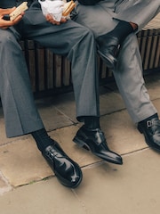 Preto - Base London Edison Lace Up Shoe - Imagem 5 de 10