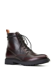 Base London Wine Red Brunel 7 Eyelet Boot - Image 2 of 4