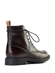 Base London Wine Red Brunel 7 Eyelet Boot - Image 3 of 4