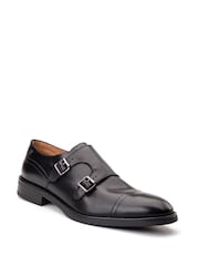 Base London Black Taper Monk Shoe - Image 2 of 4