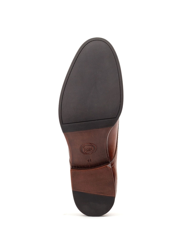 Base London Burnt Tan Brown Faraday Single Monk Shoe - Image 4 of 4 Base London Burnt Tan Brown Faraday Single Monk Shoe - Image 4 of 4