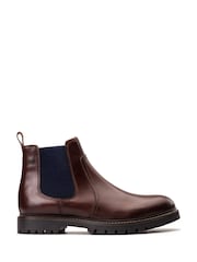 Base London Brown Zinc Chelsea Boot - Image 1 of 5