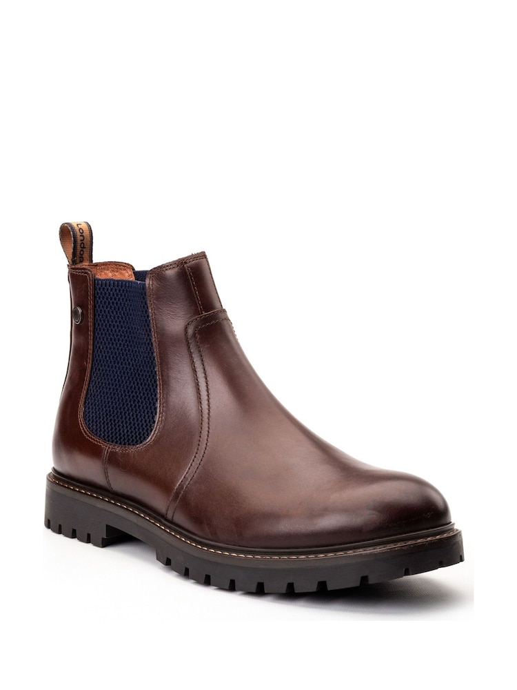 Base London Brown Zinc Chelsea Boot - Image 2 of 5