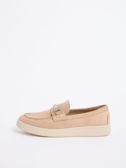 Friends Like These Nude Snaffle Detail Comfort Slip On Casual Loafer Shoes - Image 5 of 5