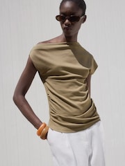 Mango Brown Juli Blouse - Image 2 of 6