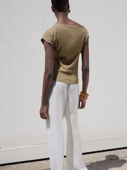 Mango Brown Juli Blouse - Image 3 of 6