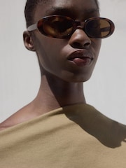 Mango Brown Juli Blouse - Image 4 of 6