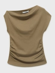 Mango Brown Juli Blouse - Image 5 of 6